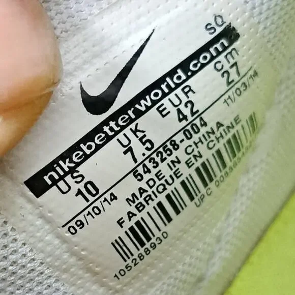 %Nike Dunk Sky High Print Black Sneakers Womens 543258-004 Size 10 / A 23 - Picture 6 of 13